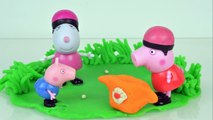 Peppa Pig Toys Halloween ~ Gardening - Bicycles Peppa pig Play doh Flowers Creations Playd