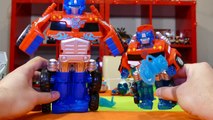 Playskool Heroes Transformers Rescue Bots Epic Optimus Prime Figure Bumblebee Boulder Chas