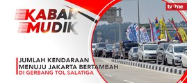 Jumlah Kendaraan Menuju Jakarta Bertambah di Gerbang Tol Salatiga