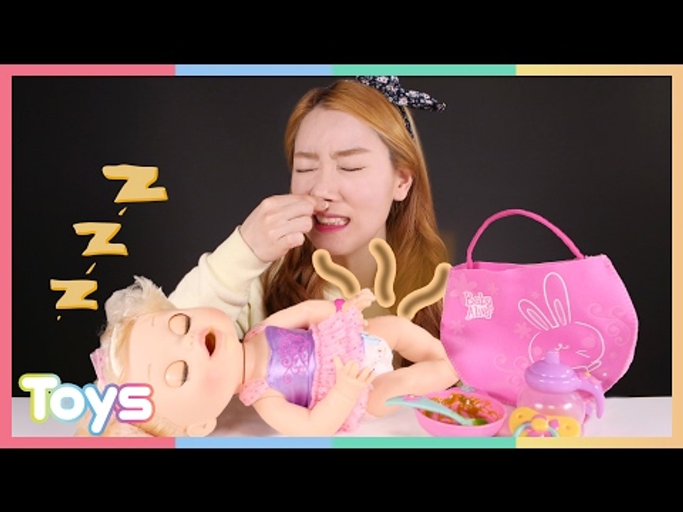 베이비 얼라이브 발레리나 장난감 으로 엘리의 아기 인형놀이 CarrieAndToys