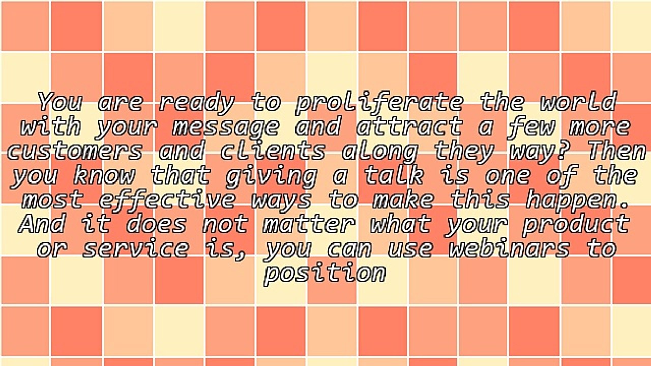 How To Run A Webinar - 5 Steps To Give A Profitable Speech