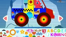 Truck Driver Monster Truck : Dinosaur Cars Cartoons Car Driving for Children | Videos for
