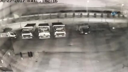 Nakliye Şirketine Silahlı Saldırı Kamerada