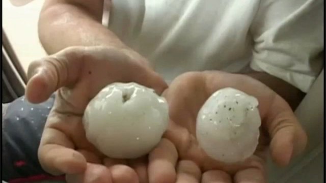 Climate change forecast to make giant hailstones across North America