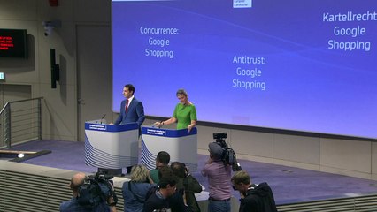 EU hits Google with record 2.4 bn euro fine