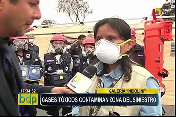 Incendio en Las Malvinas: gases tóxicos contaminan el aire en zona del siniestro