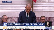 Elu président de l'Assemblée nationale, François de Rugy rend hommage à Corinne Erhel