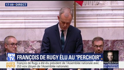 Elu président de l'Assemblée nationale, François de Rugy rend hommage à Corinne Erhel