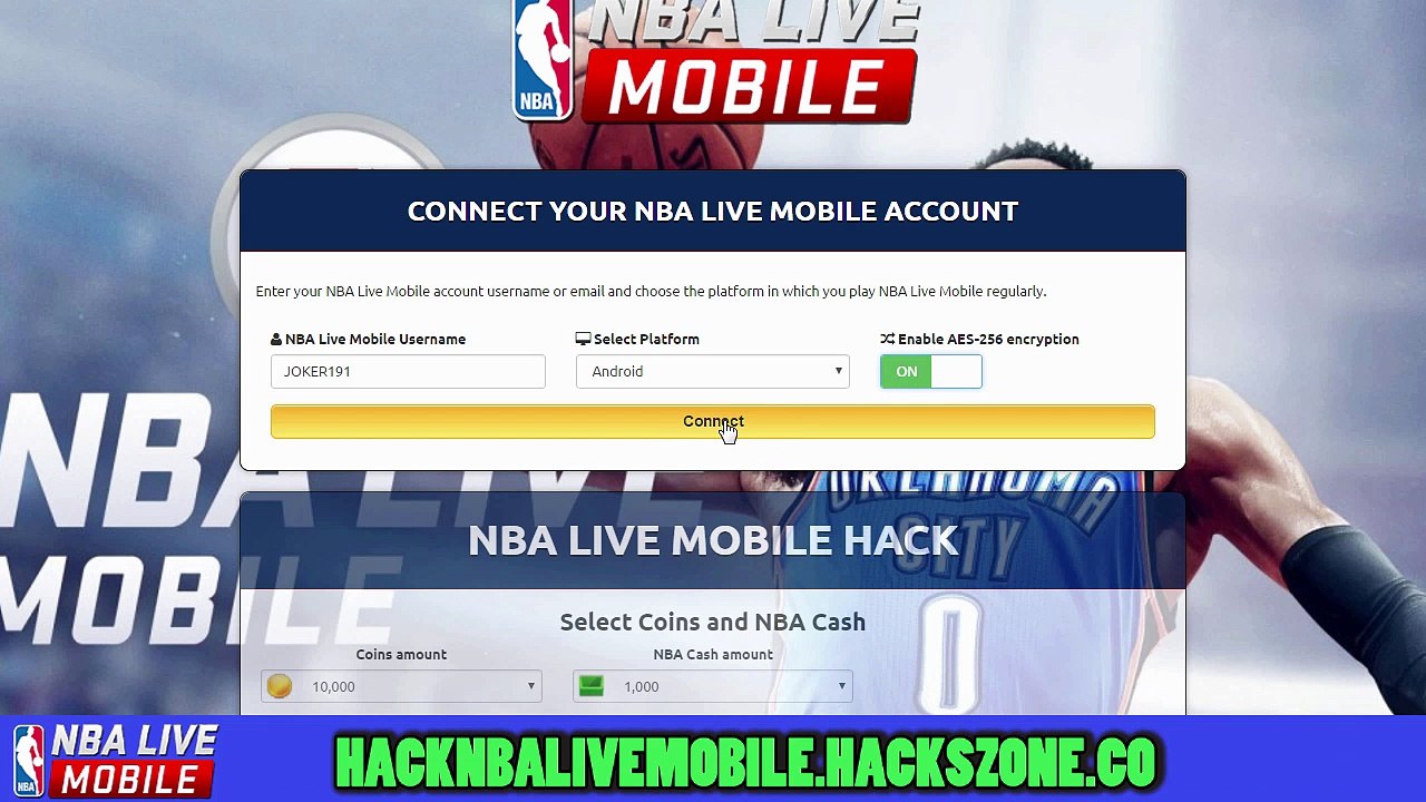 NBA Live Mobile Hack - Free Coins Cheats (Android & iOS) 2017 NEW METHOD!