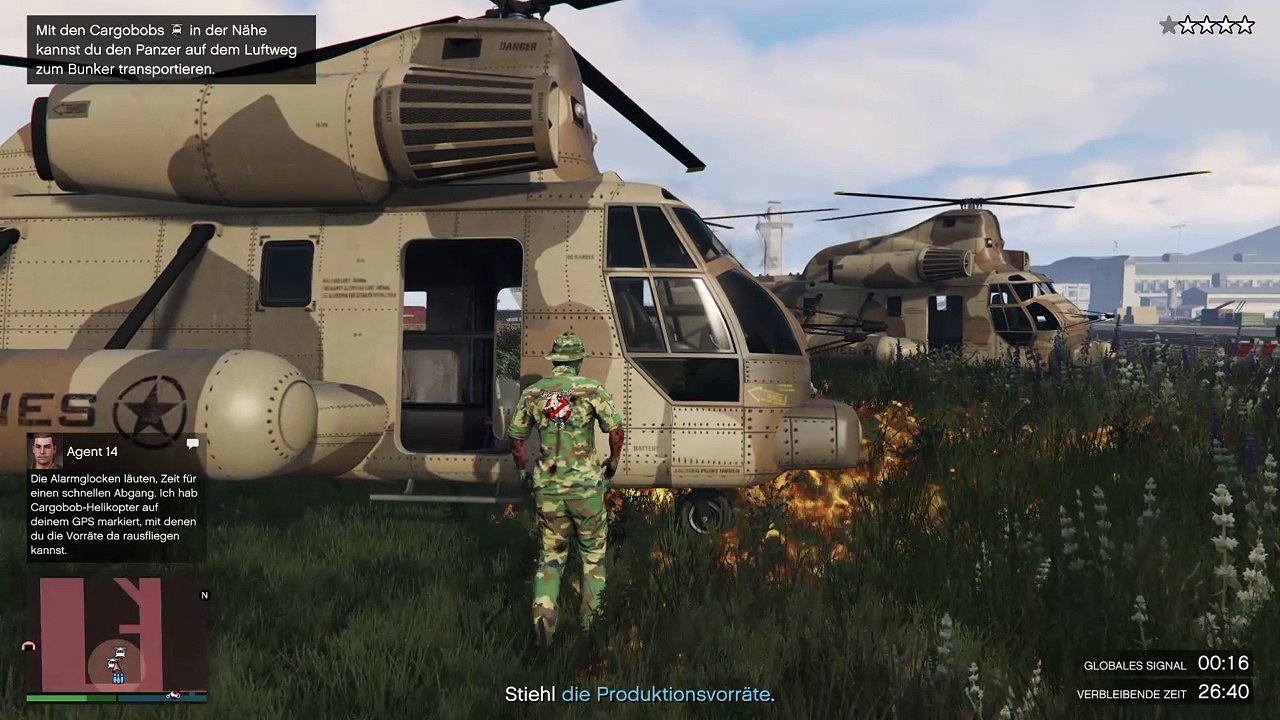 GTA 5 Online - Gunrunning - Panzer klauen