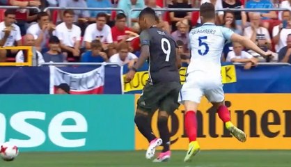 Davie Selke No Penalty Decision - England U21 vs Germany U21 Euro U21 - 27.06.2017