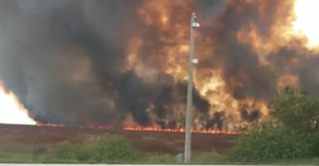 Brevard County Brush Fire's Smoke Shuts Down I-95