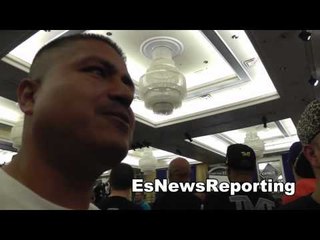 robert garcia on mayweather vs maidana presser EsNews Boxing