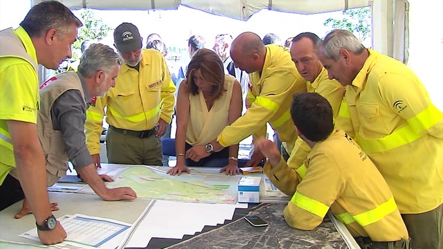 Dan por controlado incendio Moguer y vecinos vuelven casa