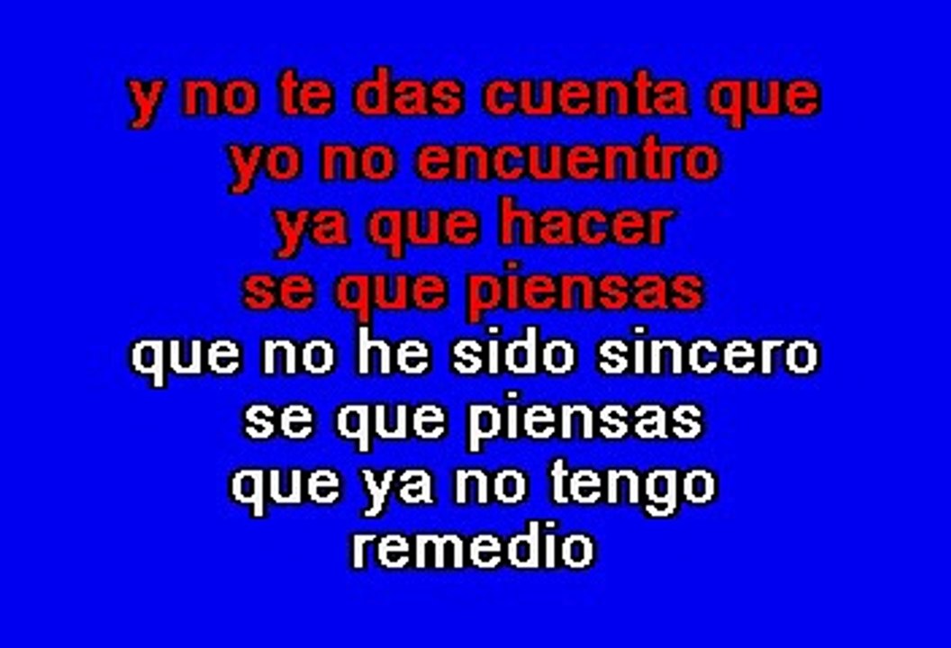 Chayanne - Un Siglo Sin Ti (Karaoke)