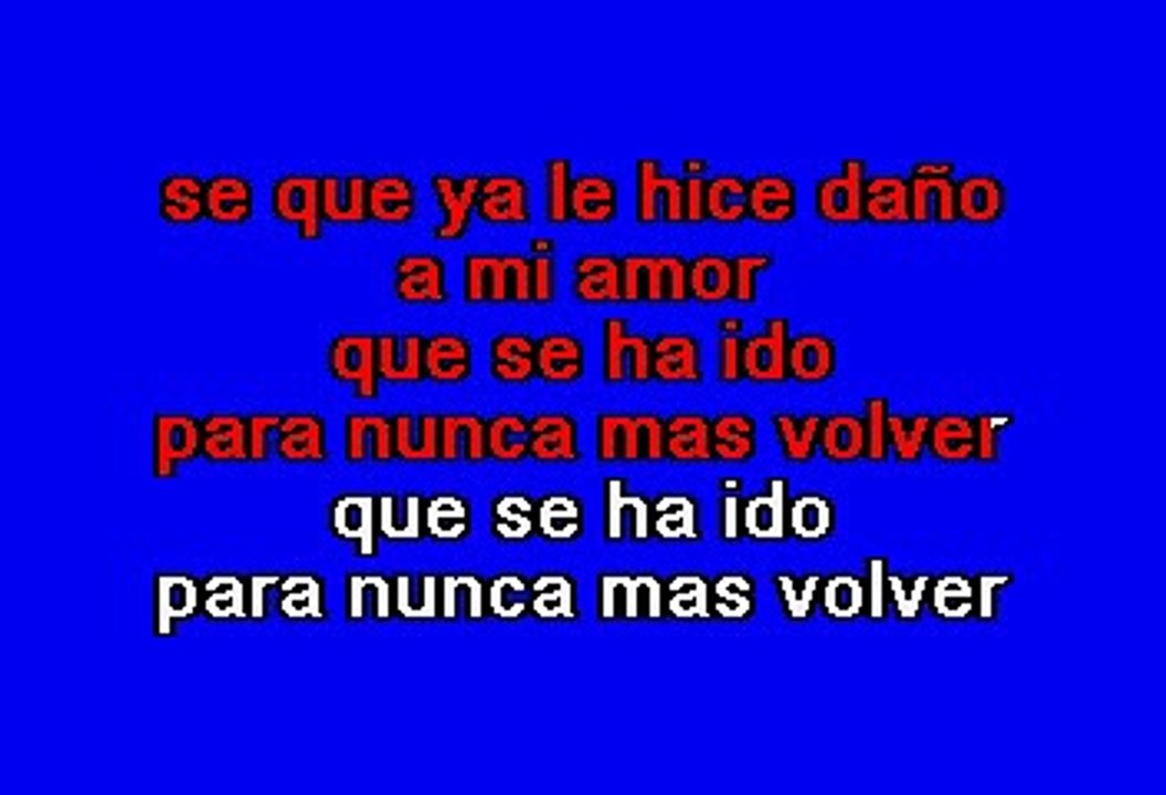 Conjunto Primavera - Actos De Un Tonto (Karaoke) (2)