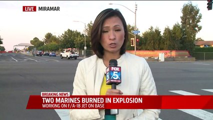 Скачать видео: 2 Marines Severely Burned in Explosion at San Diego Base