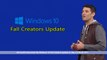 Windows 10 Fall Creators Update Features