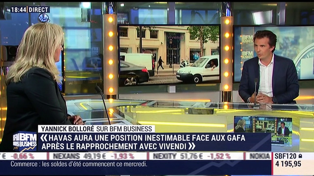 Yannick Bolloré: "Havas aura une position inestimable face aux GAFA après le rapprochement avec Vivendi" - 27/06