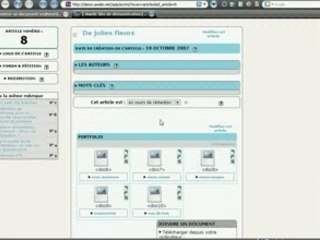 Spip un portfolio dans un article