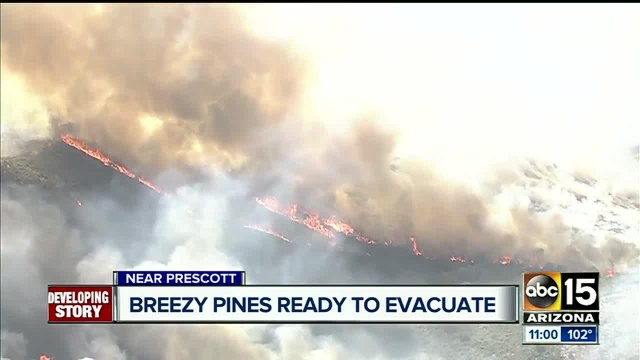 Goodwin Fire burns 4,399 acres in Prescott National Forest