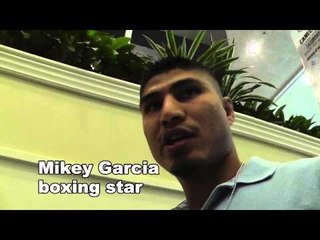 boxing champ mikey garcia very humble and popular in las vegas EsNews Boxing