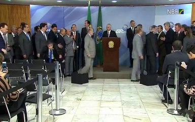 Michel Temer faz pronunciamento sobre denúncia por corrupção passiva