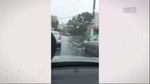 Internauta registra ruas de Vila Velha durante chuva