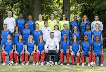 La photo officielle des Bleues pour l'Euro 2017