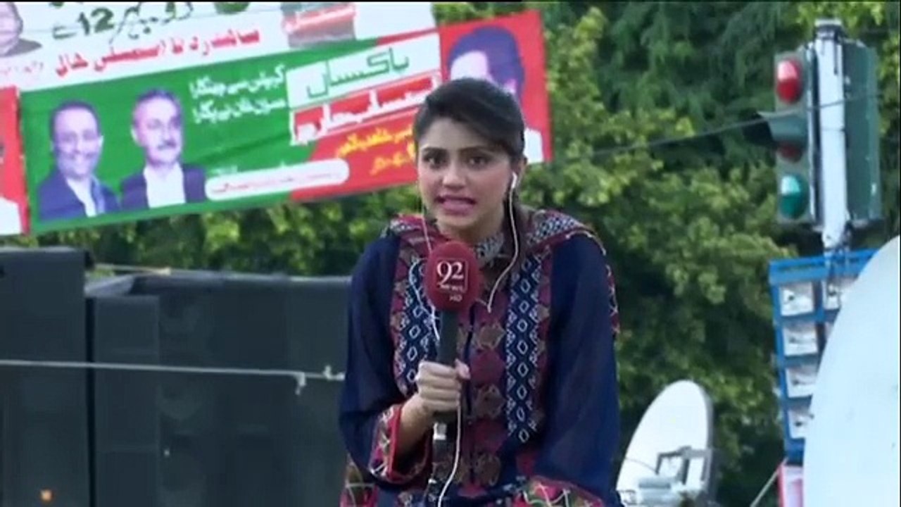92 News Female reporter Live reporting kie duran BEHOSH