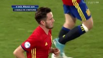 1-0 Saúl Niguez Goal HD - Spain U21 vs Italy U21 27.06.2017 - Euro U21 HD