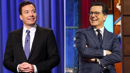 Video herunterladen: Fallon Overtakes Colbert in the Late Night Battle for Viewers | THR News