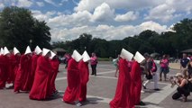 Planned Parenthood Holds Handmaid's Tale-Inspired Protest at US Capitol