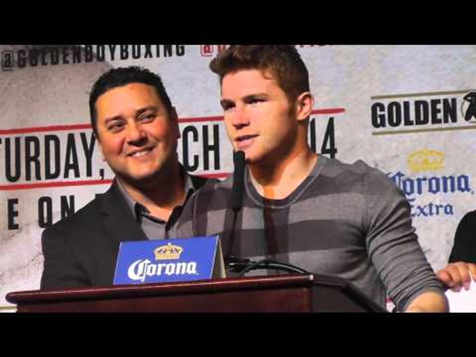 Canelo Alvarez vs perro angulo canelo Final Words