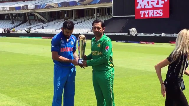 Virat Kohli and Sarfaraz Ahmed Together In Champions Trophy 2017