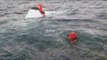 US Coast Guard Rescue 5 People From Overturned Boat