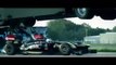 World record stunt- Giant truck jumps over speeding Lotus racing car