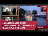 Ramón Amieva y el apoyo a afectados por las fuertes lluvias en CDMX