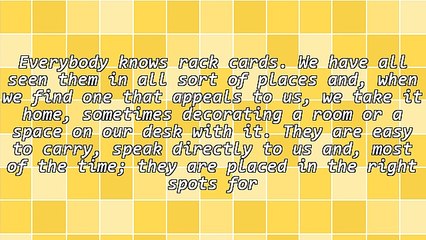 Rack Cards for Every Purpose