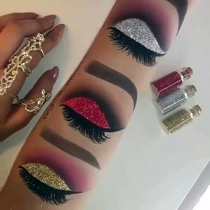 Glitter Eye Makeup