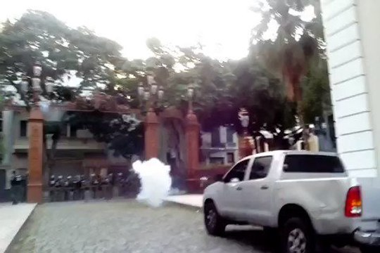 Opposition Lawmakers Trapped Within Parliamentary Building as Pro-Government Lawmakers Throw 'Explosive Devices' Outside