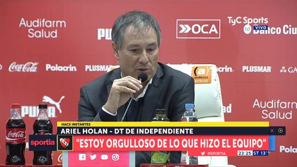 Holan: "Estoy orgulloso del equipo"