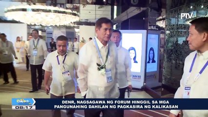 Download Video: DENR, nagsagawa ng forum hinggil sa mga pangunahing dahilan ng pagkasira ng kalikasan