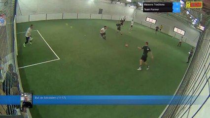 But de Sébastien  (11-17) - Maisons Traditions Vs Team Farmer - 27/06/17 20:31 - Ligue 3