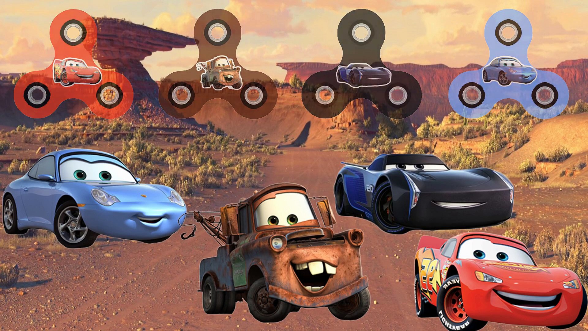 lightning mcqueen fidget spinner