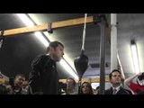 canelo alvarez vs perro angulo canelo on double end bag EsNews Boxing