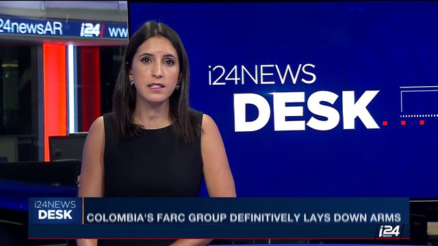 i24NEWS DESK | Columbia's Farc group definitively lays down arms | Wednesday, June 28th 2017