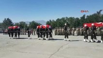 Şırnak - Uludere'de Şehit Olan 3 Asker Için Tören Düzenlendi