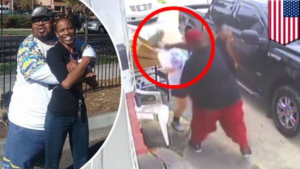 Mom and daughter suckerpunched by couple of tough customers