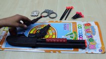 TOY GUNS FOR KIDS Platime with Shotgun and Two Revolver Soft Bullet Guns for Kid